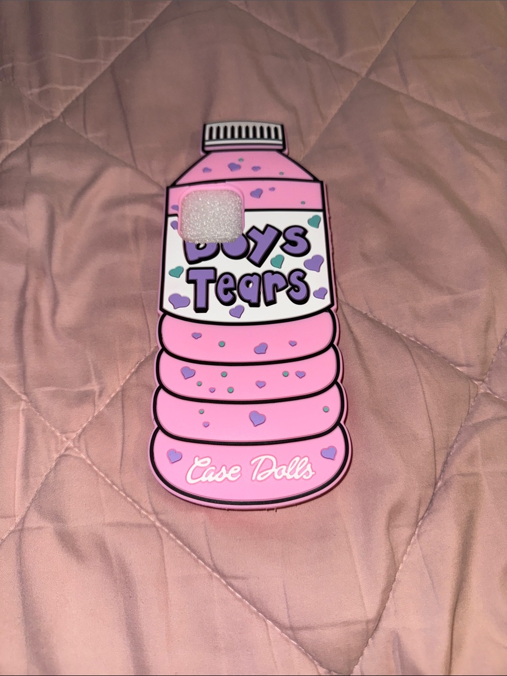 Pink 'Boys Tears' Bottle Phone Case